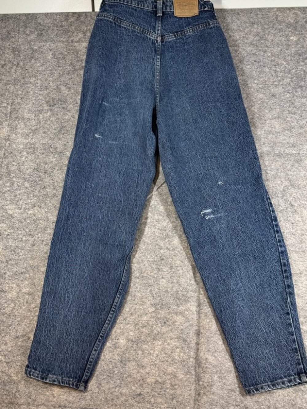 Levis Vintage 90s Distressed Blue Jeans 30 High Rise Mom Fit  Grunge Retro Chic - Picture 11 of 16